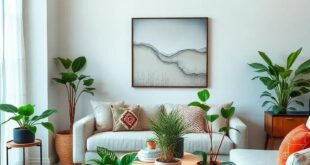 Elevate Your Apartment Living Room: Stylish Plant Stands for a Touch of Nature