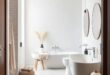 27 Inspiring Ideas for Embracing White Scandinavian Bathroom Design Elegance