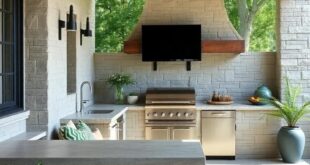 29 Stunning Outdoor Kitchen Stone Ideas to Elevate Your Culinary Space