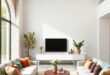27 Stunning Ways to Transform Your Living Room with a White Accent Wall