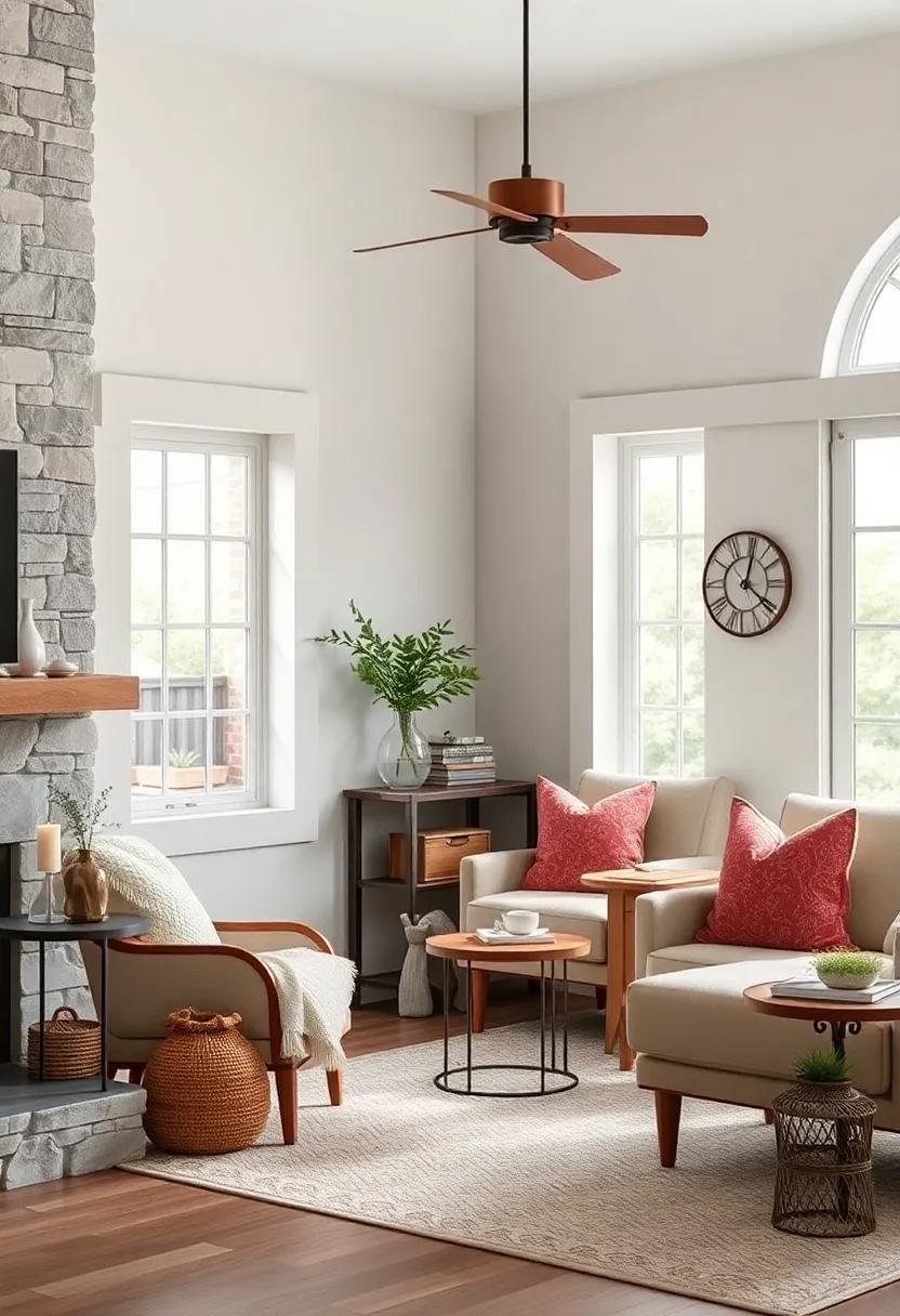 Cozy Nooks: Designate a cozy⁤ reading nook‌ with a comfy chair and side table, ideal for curling up‍ with a good book or enjoying a cup of tea