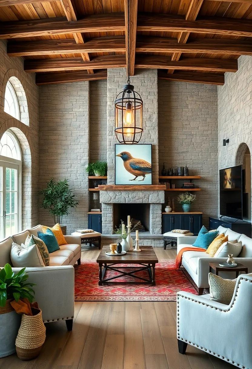 Farmhouse Style ⁣Lighting: Opt for pendant lights or lantern-style fixtures ⁢in metal or wood finishes⁣ to illuminate your space with a charming ‌ambiance