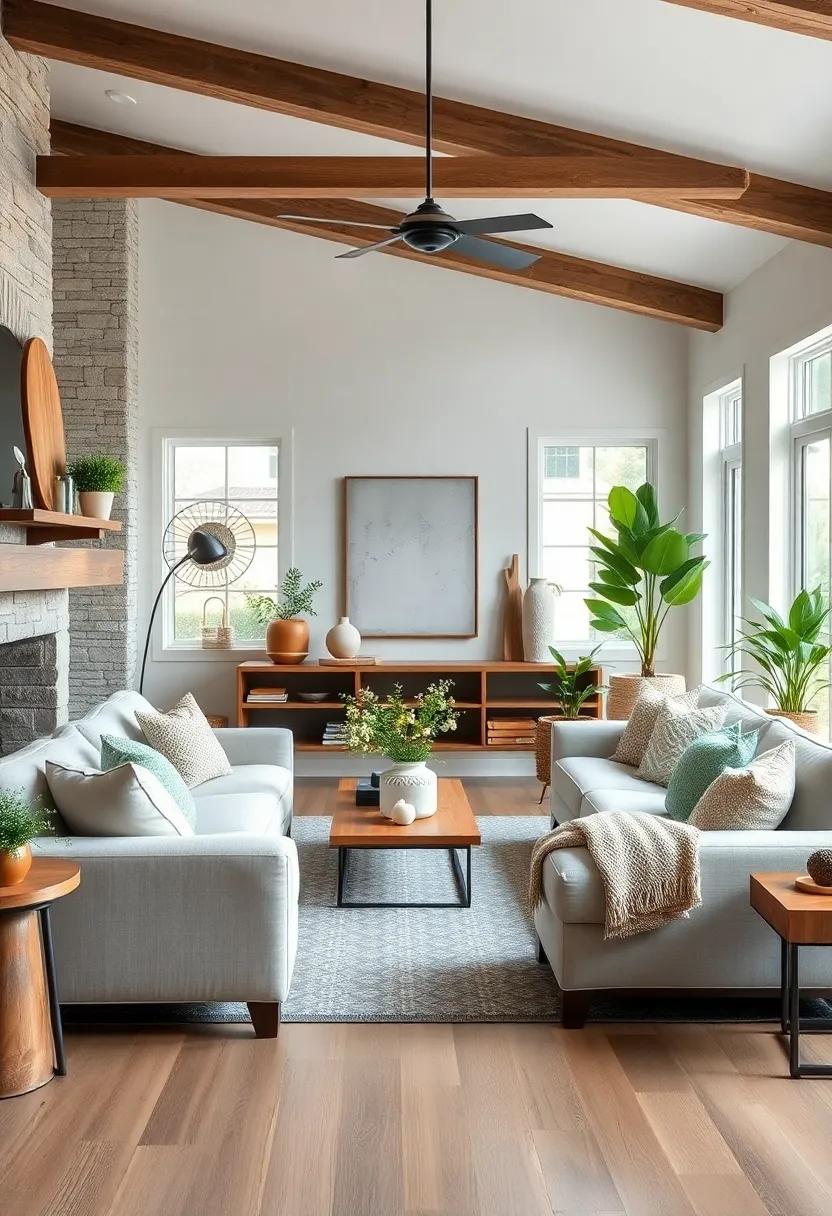 Natural Elements: Bring the outdoors⁤ in ‍by integrating natural ​elements like wood ‍accents,stone decorations,and potted plants