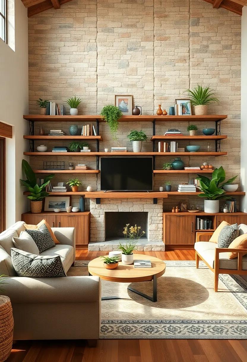 Open Shelving: Install open shelves ⁤to display your favorite books, plants, and charming decor⁢ items,⁢ inviting a sense of openness