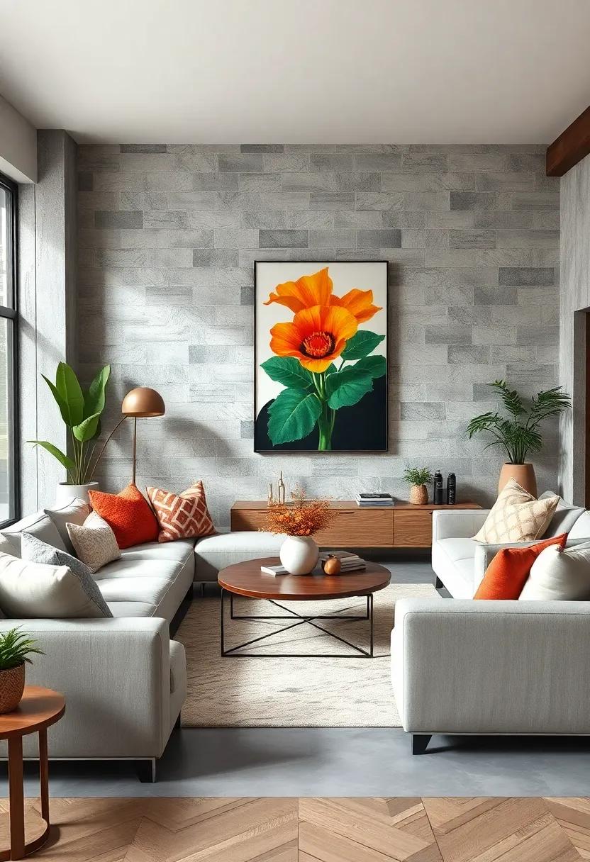 Showcase Artwork: Hang bold artwork or photography to ‍personalize your‌ living room and create ‌conversation starters