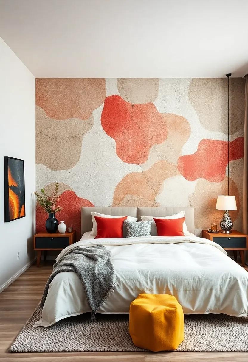Artistic Wall Murals: Transform ⁢a feature ​wall with a hand-painted mural or removable wallpaper for an eye-catching design element