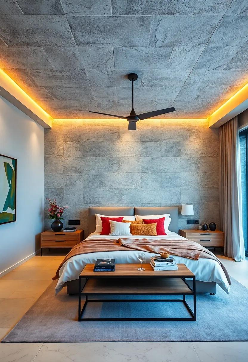 Textured Ceilings: Add ⁣depth and character to your bedroom with ceiling treatments such as wood beams or intricate plaster designs