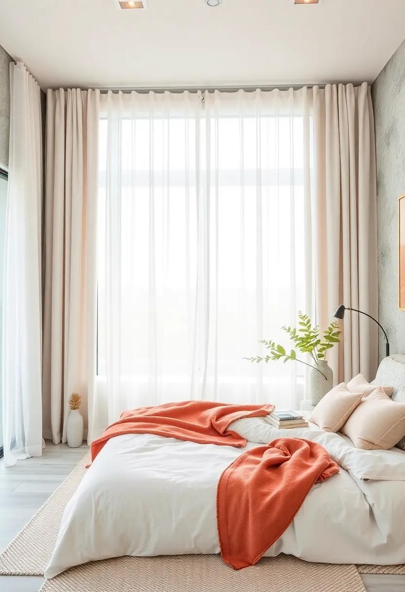 Light and Airy Drapery: Opt for sheer pastel curtains that ​flutter⁤ gently with the breeze, ⁢allowing natural light to wash over your room