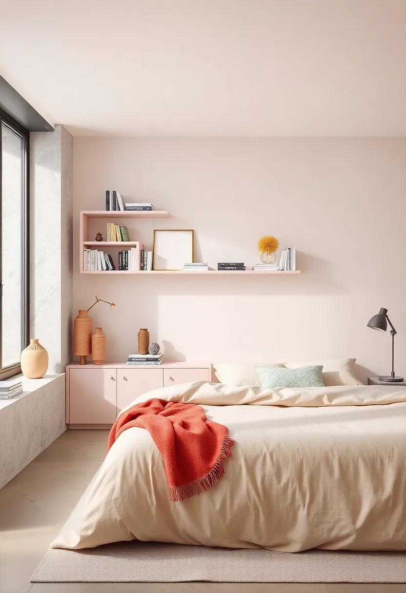 Minimalist Shelving: Use open shelves painted in pastel colors to display ‍books and decorative items, enhancing ⁤both style and functionality