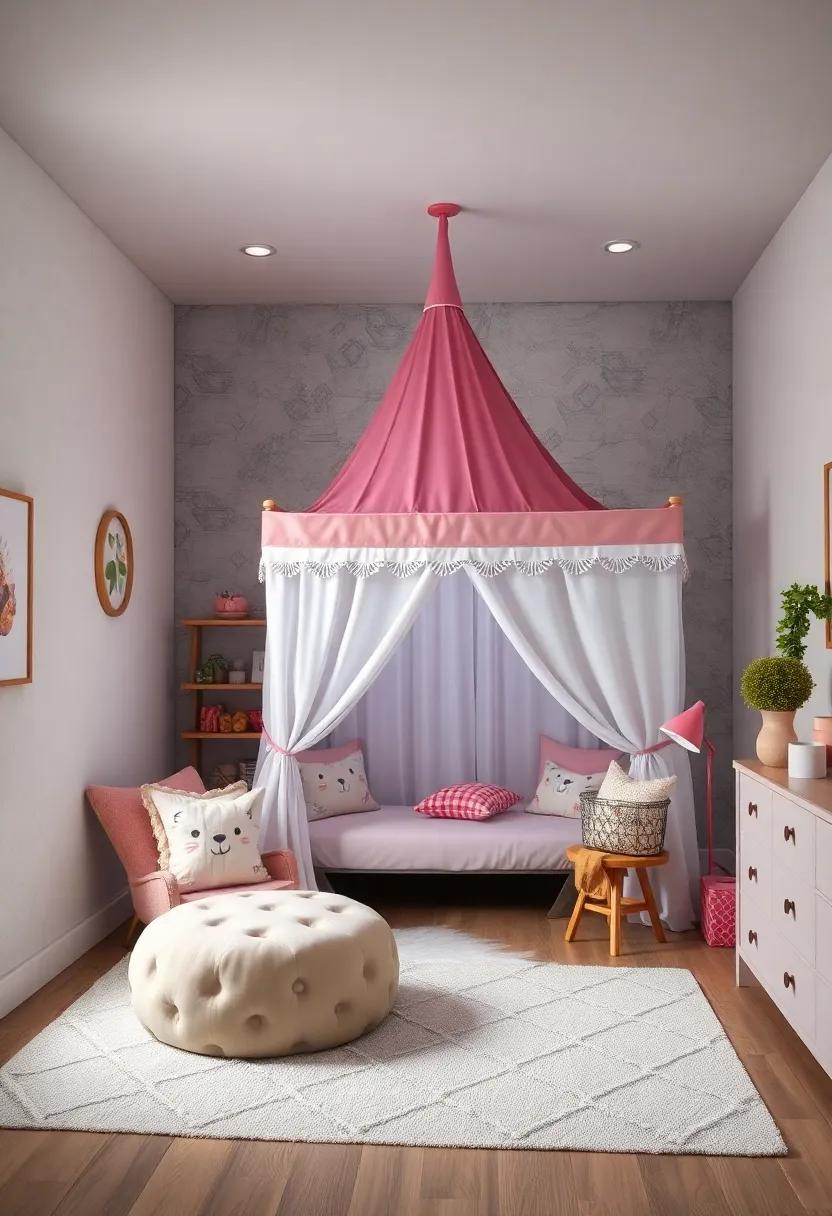 Castle Play Tent: ⁣Set ⁣up‌ a play tent styled ⁣like a castle‌ for an imaginative ⁤play⁤ area ‌where adventures can come to life