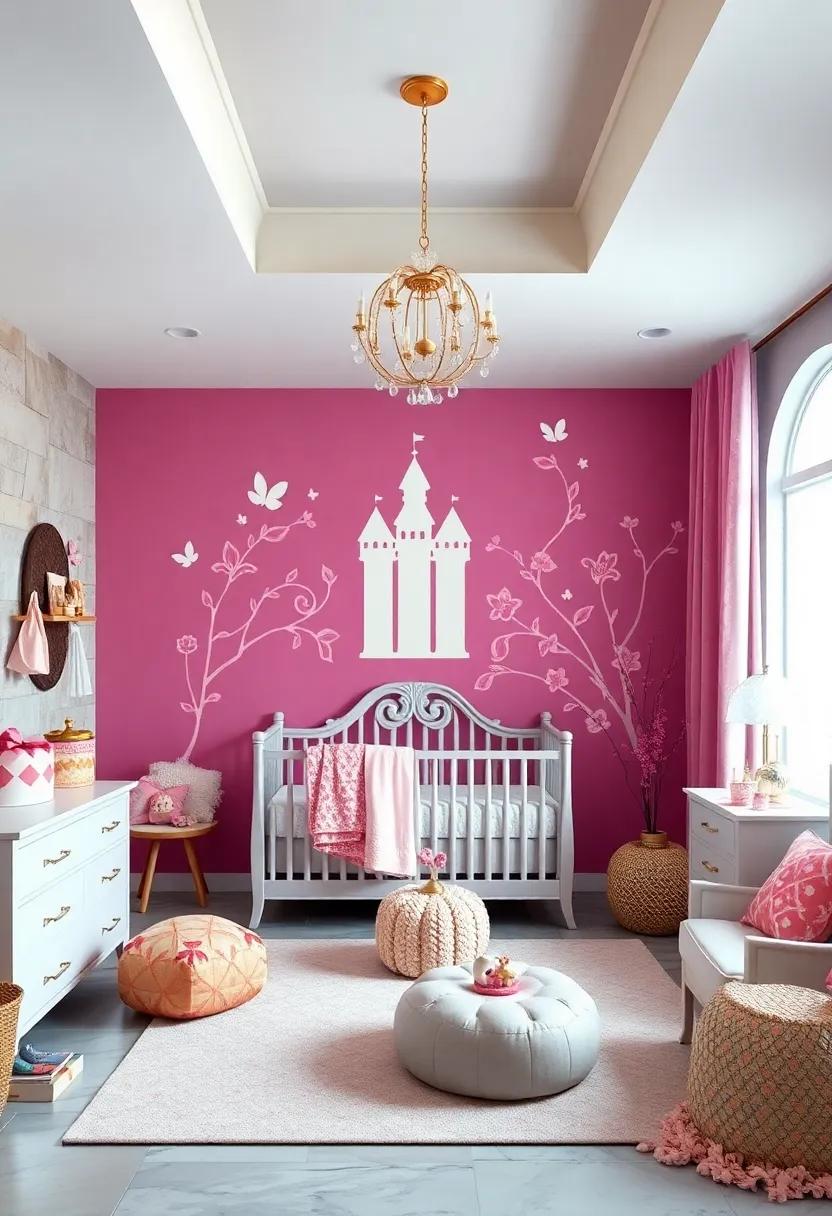 Enchanted⁣ Wall Decals: ‍Use removable wall decals to easily change up ⁢the nursery design while incorporating whimsical themes