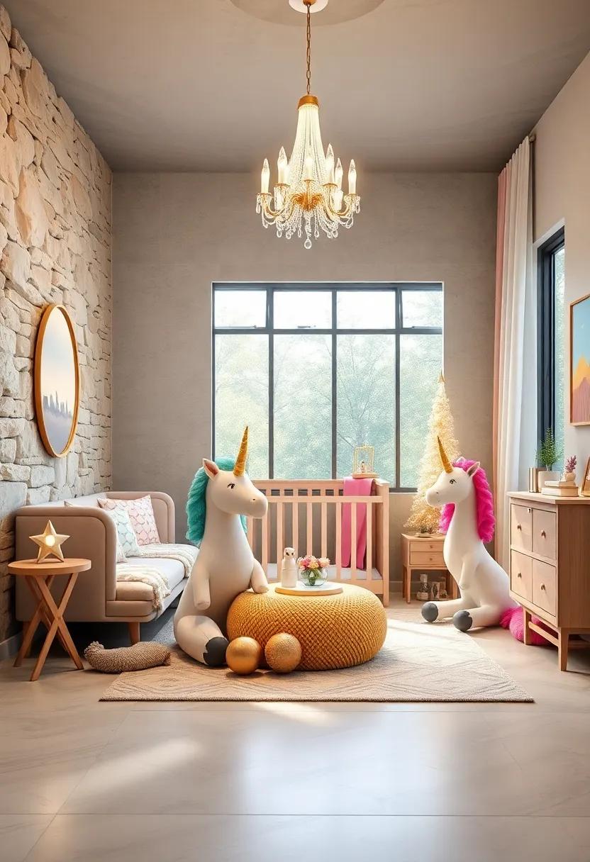 Plush Unicorns and Dragons: Fill the ⁣nursery with soft, plush‌ toys of ⁤mythical⁢ creatures that can be‌ adorable companions during playtime