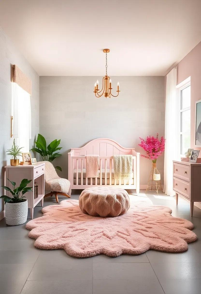 Soft Area Rugs: Add ⁣plush rugs ‍in ⁣fun shapes like hearts or⁢ crowns for⁢ a comfortable ⁢space to play and ​crawl