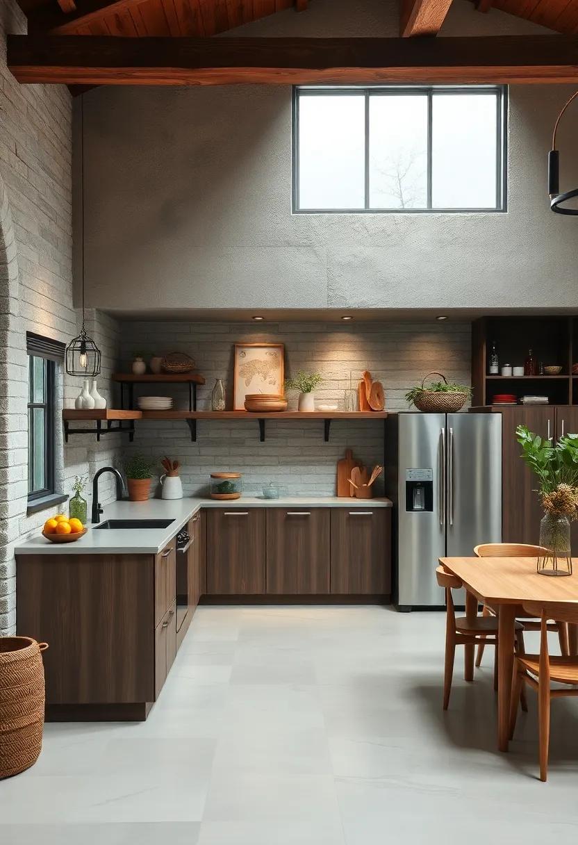 Accent Walls That Transform a Kitchen into​ a Rustic Retreat