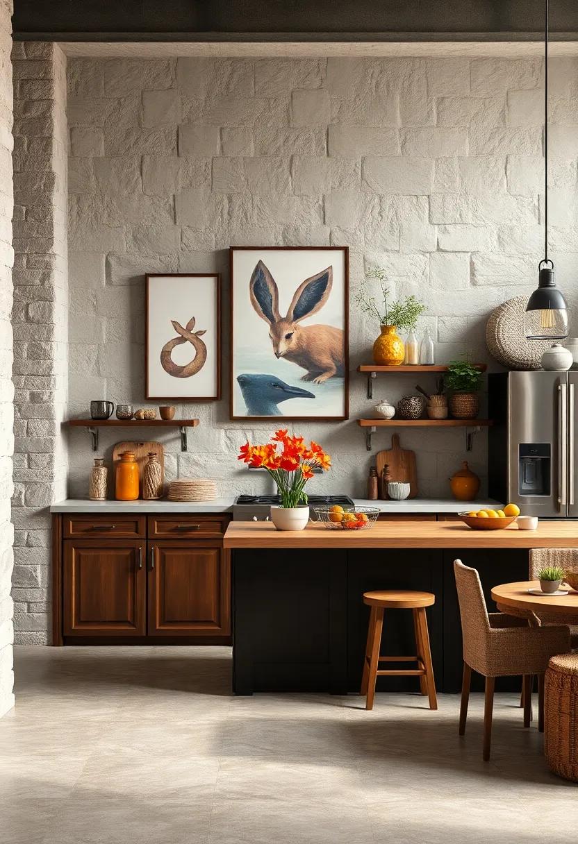 Art and Decor Ideas to Elevate the Rustic Kitchen‍ ambiance