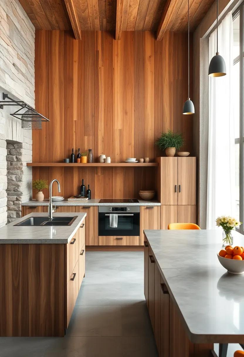 Embracing the Warmth of ‌Natural Wood Finishes in⁣ Rustic Kitchen ‌Design
