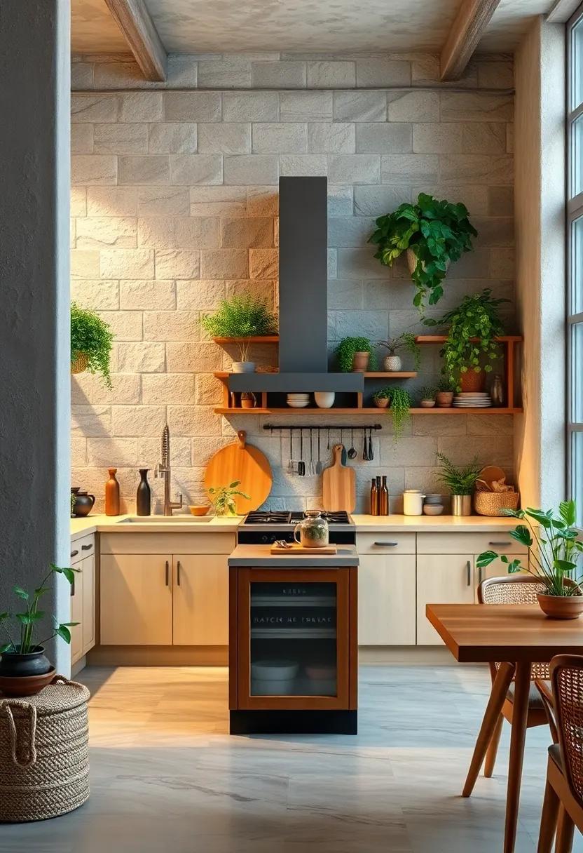 Using Greenery and Herbs to Infuse life into Rustic Kitchen Designs