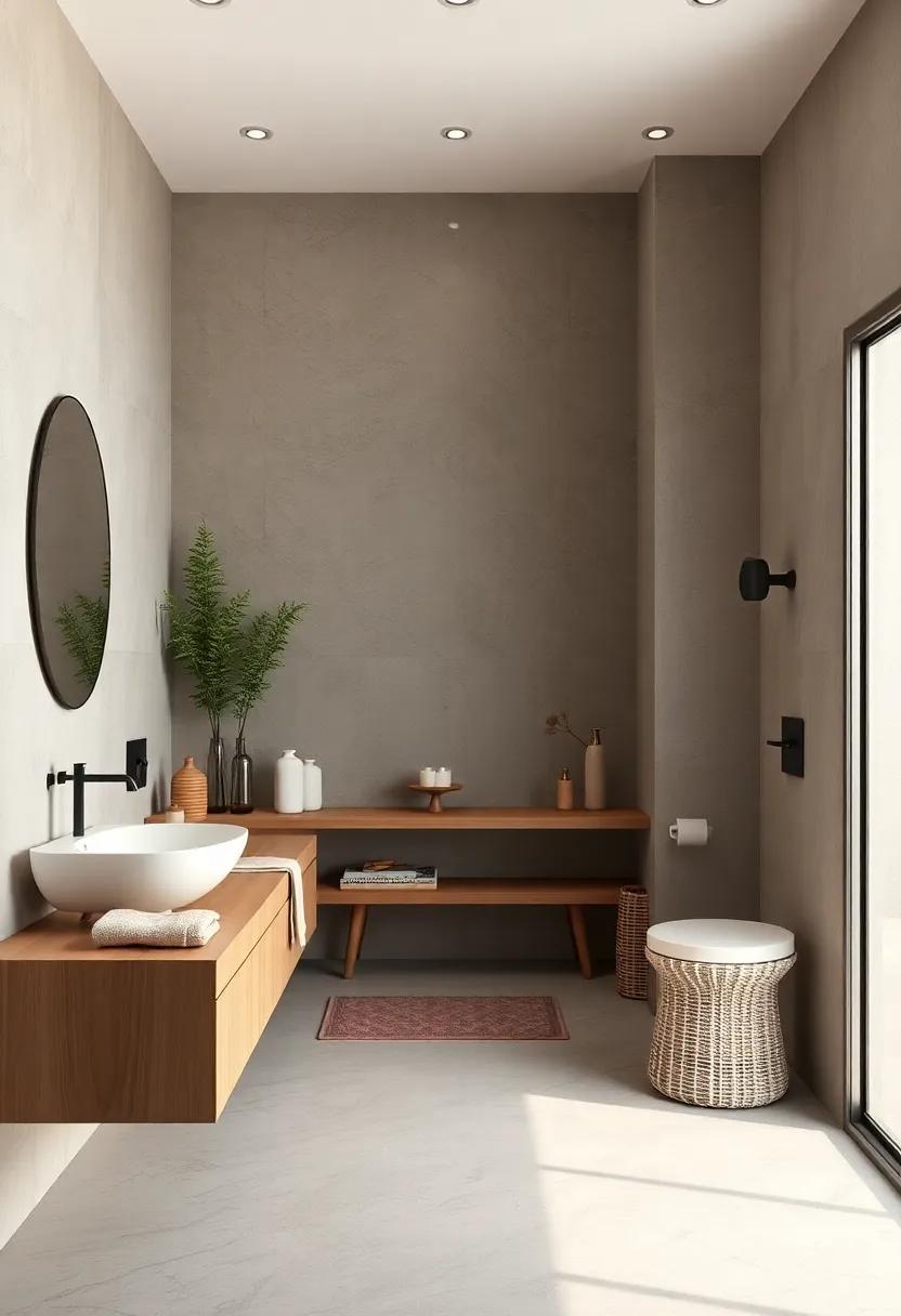 Simple Storage Solutions: Utilize built-in storage that blends into the design, keeping essentials organized yet discreet