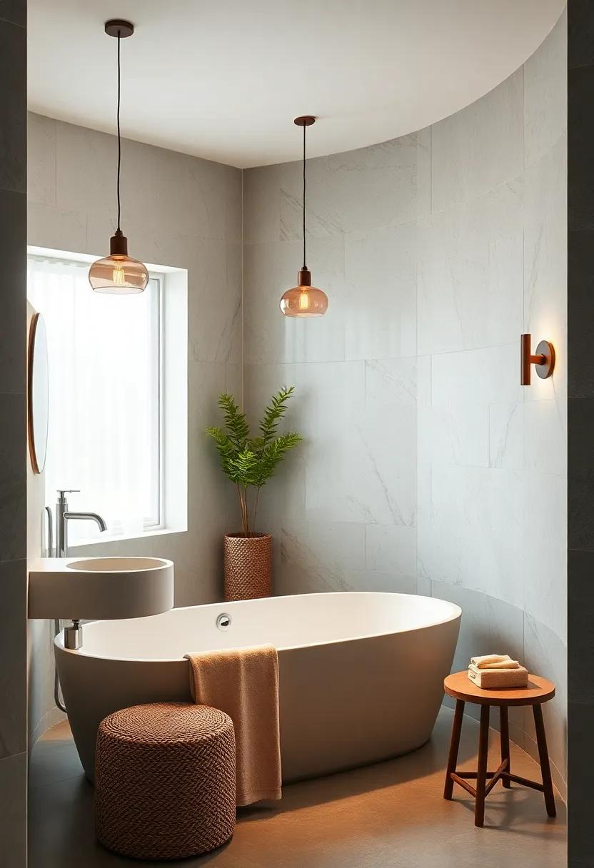Soft Lighting: Incorporate soft, warm lighting through pendant lamps or sconces to create a calming ambiance