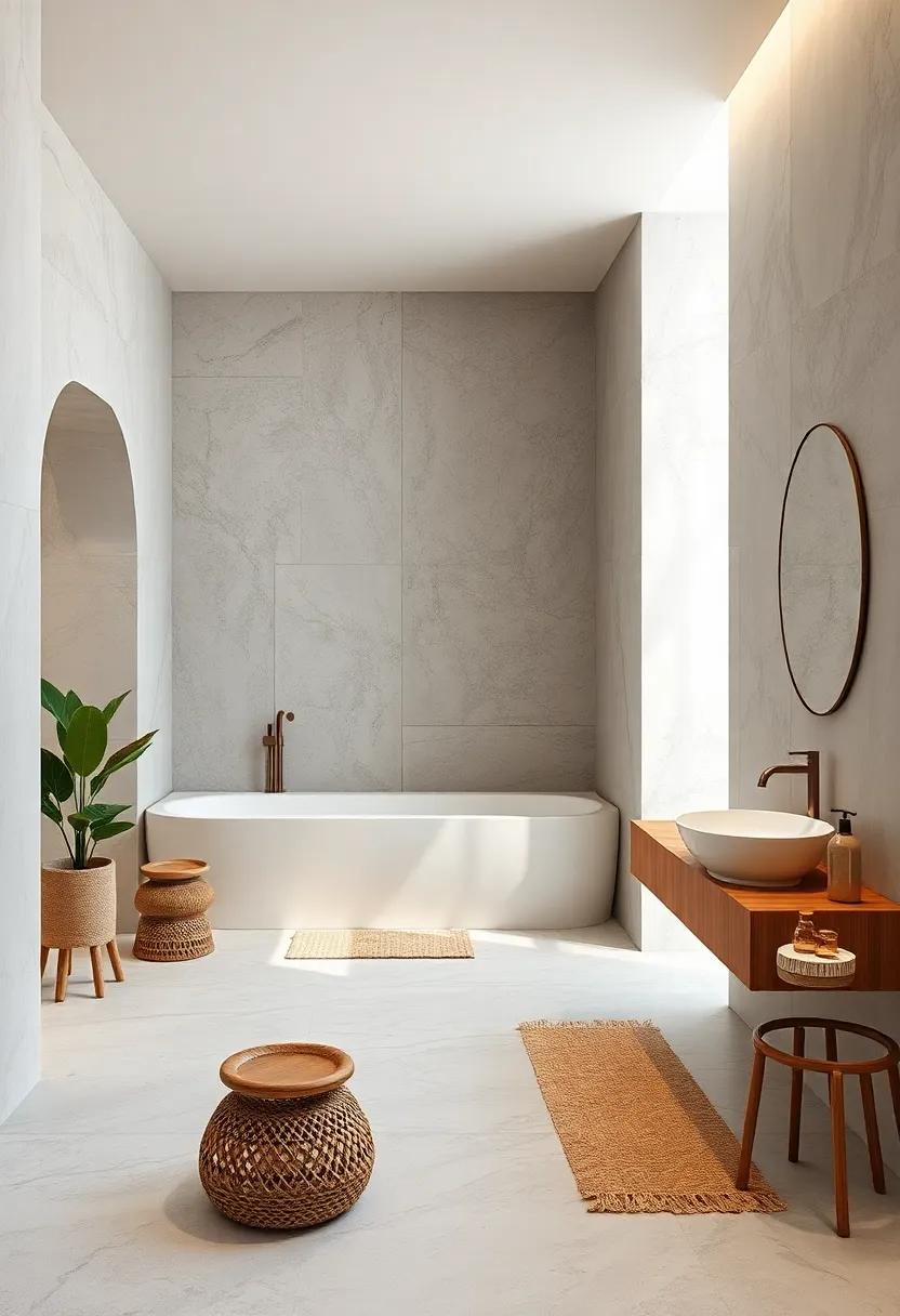 Celebrating Japanese Design Influence ⁤for⁣ Minimalism and Sustainability in Bathrooms
