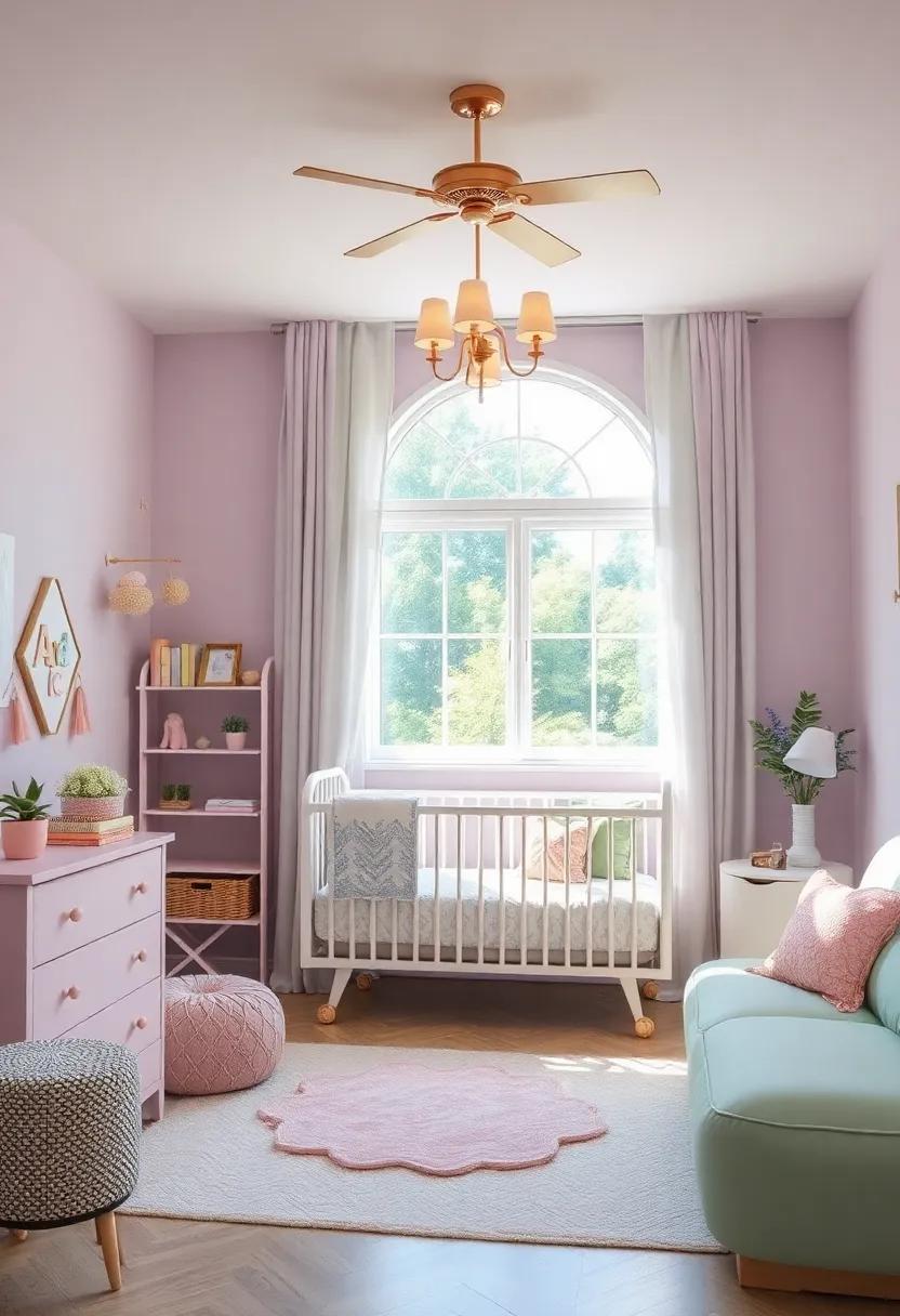 Choose a Soft⁢ Color⁣ Palette: Opt for pastel⁣ shades like lavender,⁢ mint ⁢green, and pale pink to create⁤ a serene ‍and enchanting atmosphere