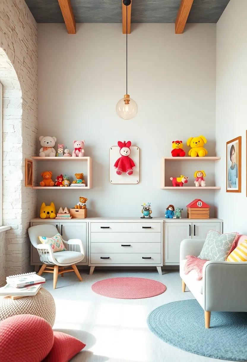 Toy-Friendly Displays: Use‌ open shelving to showcase colorful toys and stuffed animals as decorative elements that inspire play and wonder