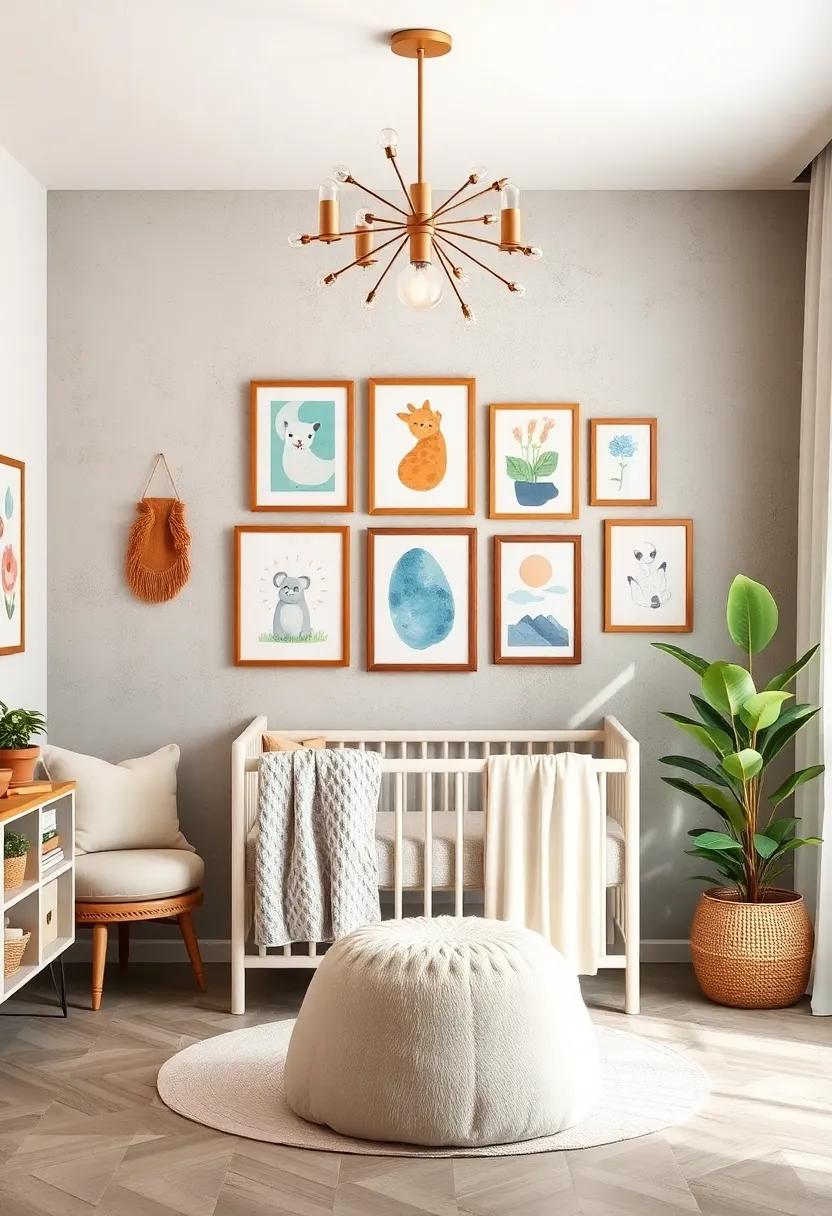 Whimsical Art ​Gallery:⁣ Frame and ‍display a collection of art prints or your child's own artwork to celebrate​ creativity and ​imagination