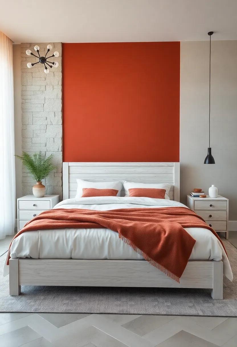 Statement⁣ Wall: Frame your white wood bed with a bold accent wall,drawing​ the eye and enhancing⁤ the‌ overall design‍ of your bedroom oasis