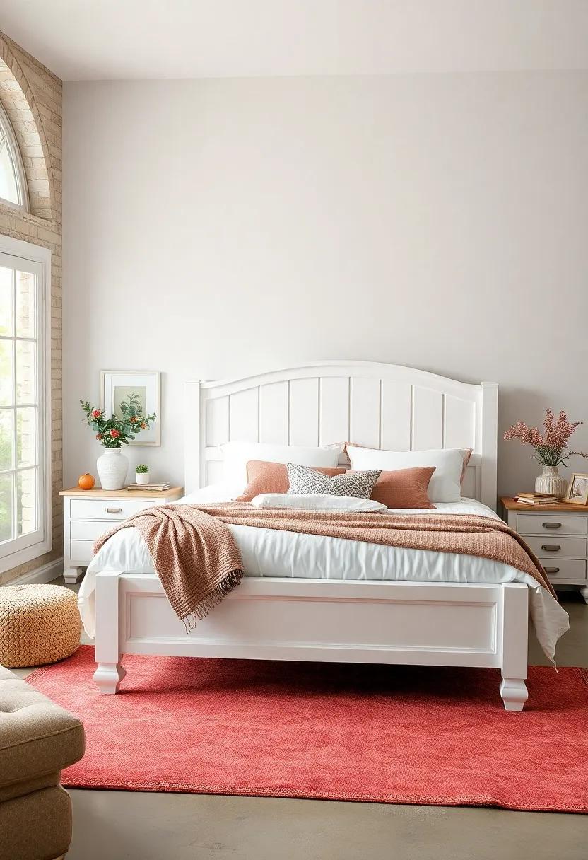 Cottage-Style Comfort: Embrace a ⁤cozy vibe with a white wood ⁣bed that ‌features charming details‌ like⁣ beadboard and a cottage-like silhouette
