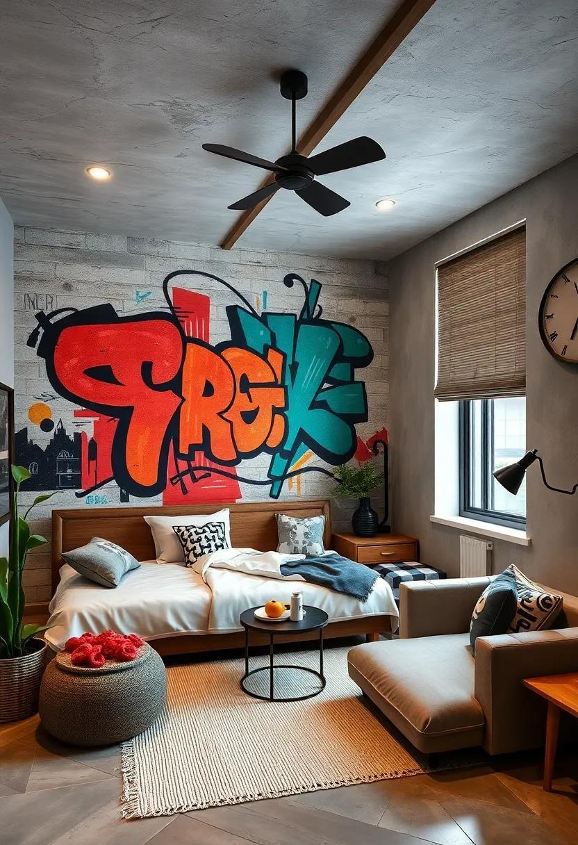 29 Inspiring Street Art Ideas to Transform Your Teen’s Room into a Cool Urban Space