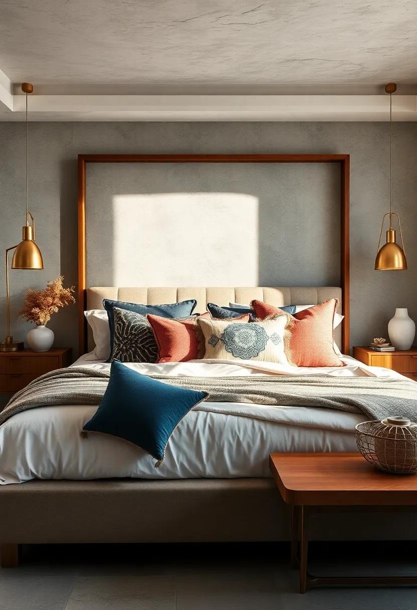 Adorn with Decorative⁣ Pillows: Layer⁣ pillows⁤ of varied sizes, ​textures, and⁣ patterns ⁣on your ​bed to add dimension ​and invite ​relaxation