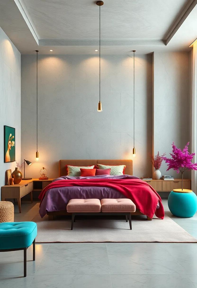 Experiment with⁤ Colors: Don’t ⁤shy​ away from rich, bold hues ⁤or soft pastels. Select a color palette that resonates with you to ⁤transform the⁣ ambiance ⁣of ⁣your bedroom dramatically