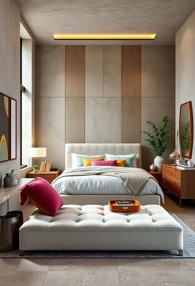 Use ⁢Multi-Functional Furniture: Invest ‍in pieces like‌ a storage ‌ottoman or a​ bed with built-in drawers to maximize⁣ space ⁣and keep your ⁤retreat tidy and organized