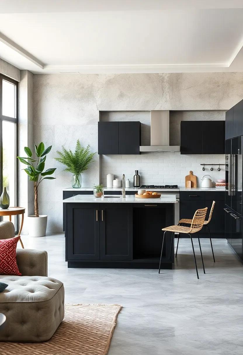 Space Saver:​ A ‌compact black kitchen ⁣island designed for smaller spaces, demonstrating⁤ that style and functionality can coexist in any environment