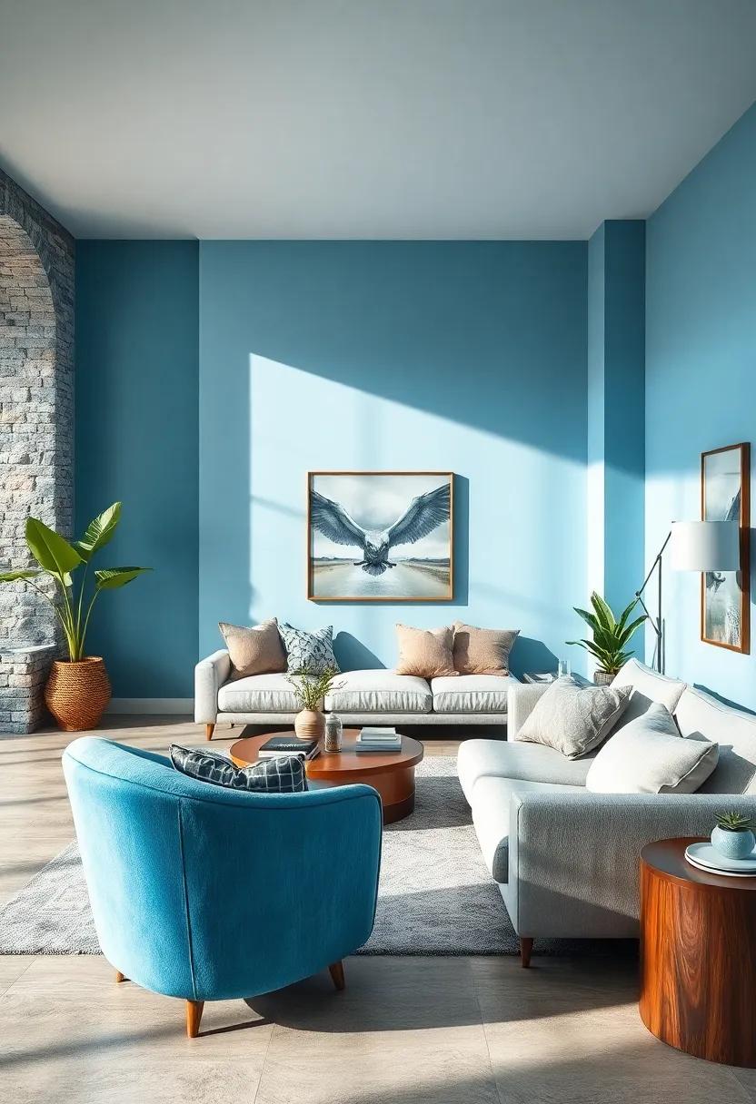 Craft a Cozy Corner with a​ Sky Blue Armchair