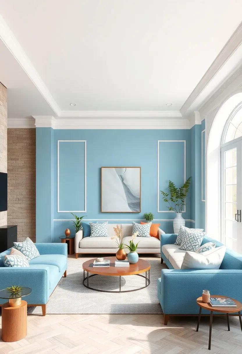 Create Contrast with white Trim and Moldings