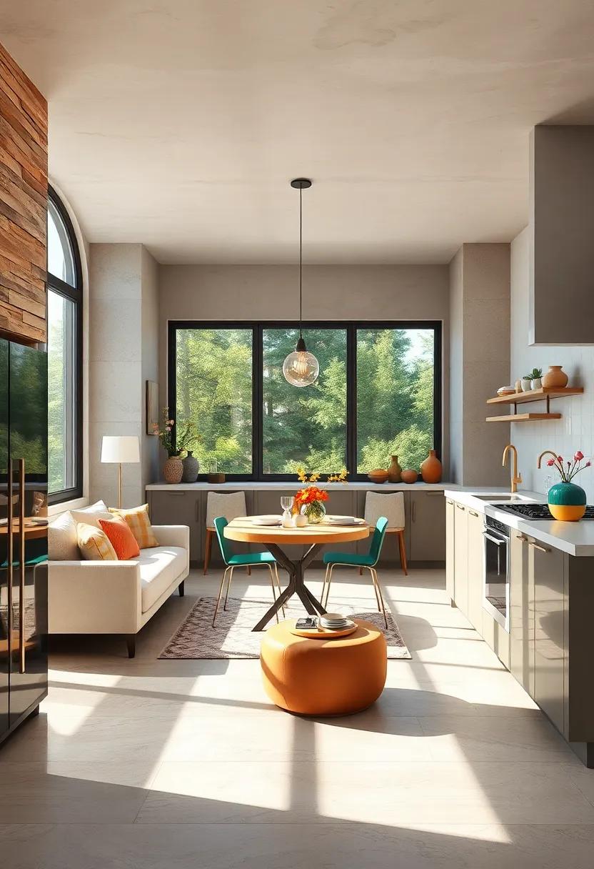 Cozy Breakfast‌ Nook: Create an inviting ‍breakfast area ⁢with comfortable seating,​ allowing for leisurely meals and‌ plenty of⁣ sunshine