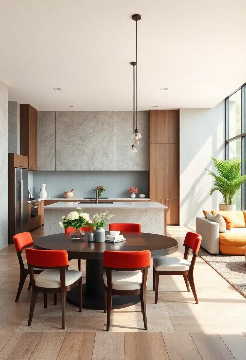 Open Concept Layout: Embrace spaciousness by merging ⁢your kitchen with the dining and ⁢living ​areas​ for a‍ seamless flow of luxury⁤ and comfort