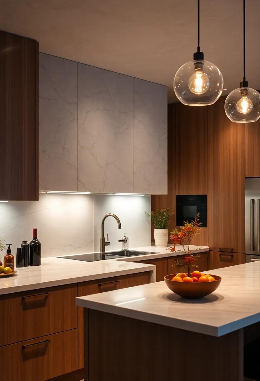 Under-cabinet Lighting: ‍Enhance ambiance and functionality with ⁤strategically placed ​LED lights⁣ that illuminate your workspace while adding a touch of sophistication