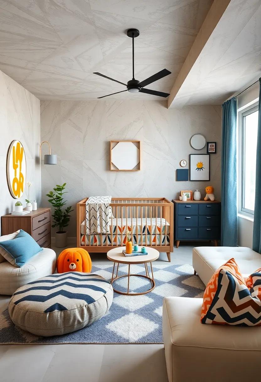 Geometric Patterns: Utilize bold geometric prints with‍ pops of color to create a​ modern look that's both stylish and playful