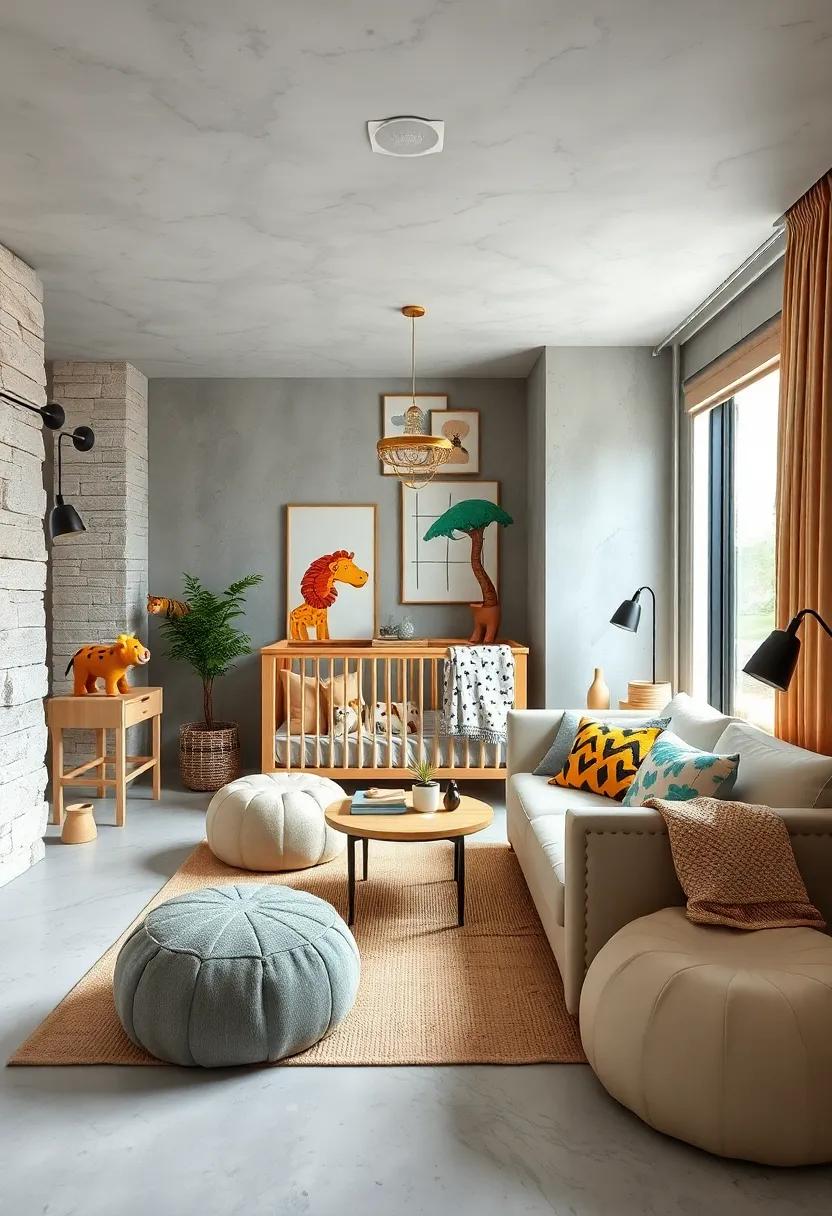 Storybook ⁣Safari: Incorporate elements from favorite children's books with safari animals,vibrant prints,and‍ cozy blankets for a dreamy atmosphere