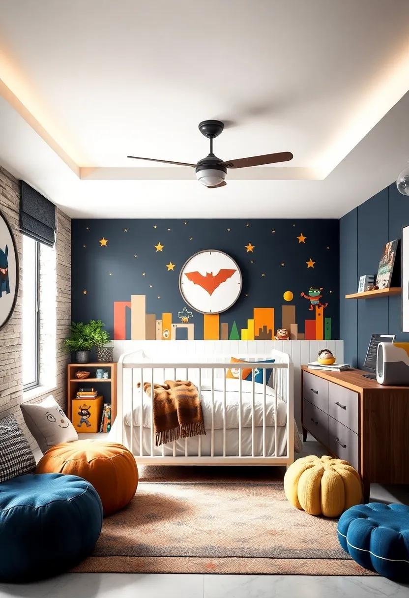Superhero Hideout: Celebrate your child's love for superheroes ⁣with themed bedsheets,⁣ wall ‌art, and action figures to create an action-packed ‍sanctuary