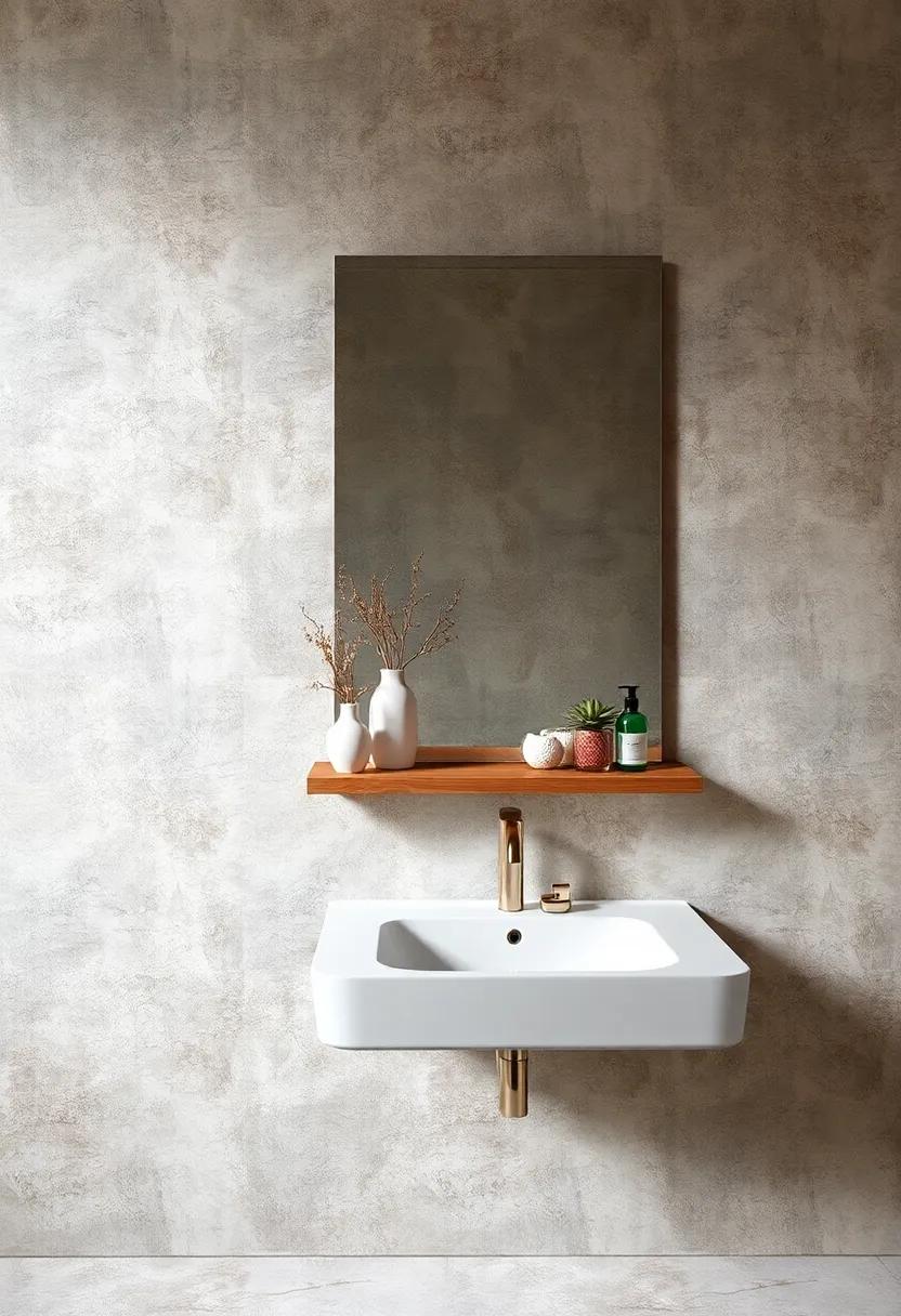 Floating Shelf ‌Mirror: Combine functionality with style with this mirror featuring⁣ an integrated floating shelf, perfect for displaying decor ⁣or toiletries