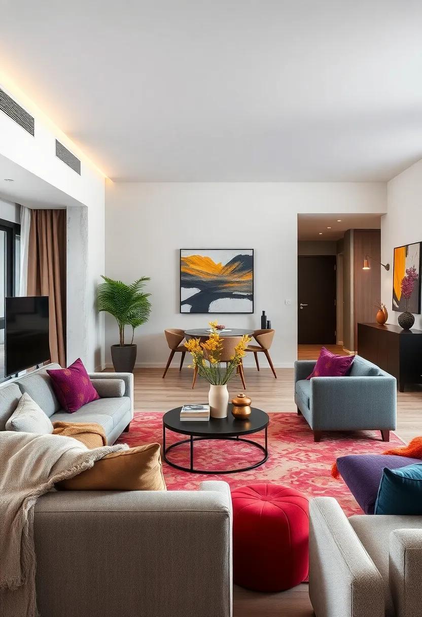 Play‍ with Color palettes: Experiment with ⁣unexpected color ⁣combinations that evoke mood and energy