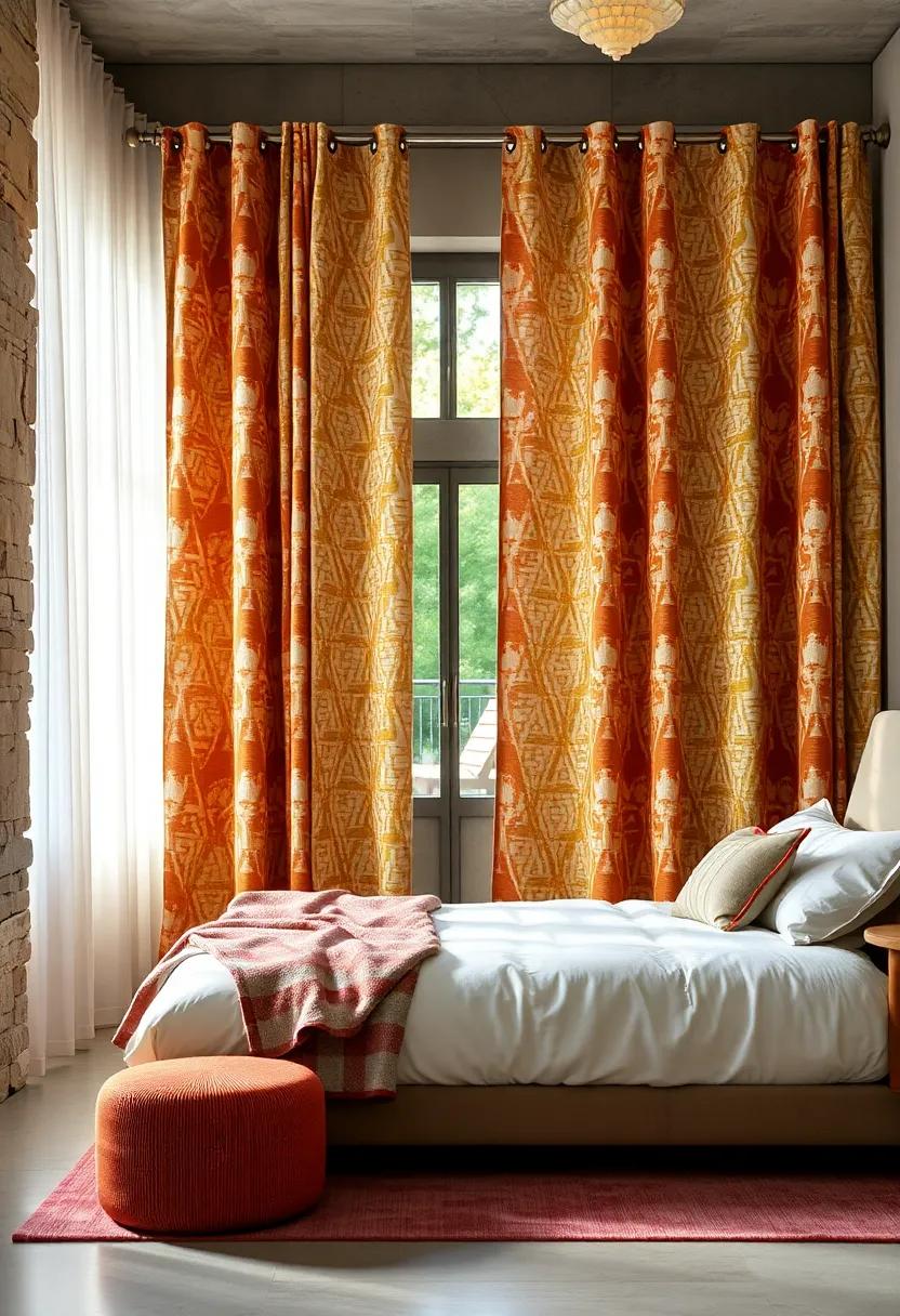 Retro Geometrics: Incorporate bold geometric patterns from the ‘70s for a stunning visual statement in your modern-vintage mix