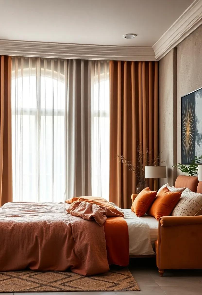 Suede Finishes: Add warmth and depth to your curtains with soft suede textures, perfect for creating a snug hideaway