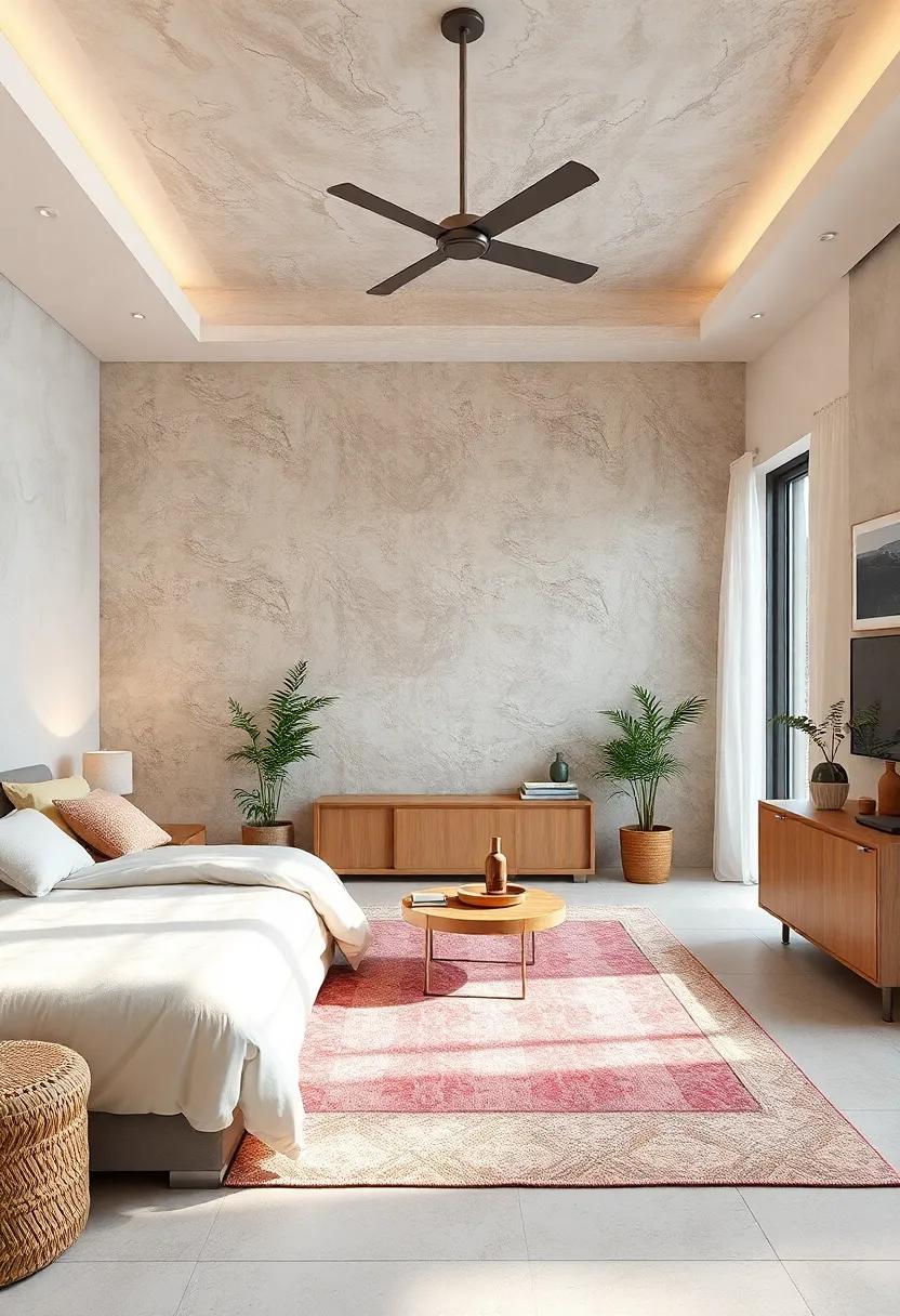 Curate a soothing color palette with soft pastels or earthy tones to promote a tranquil environment conducive to rest