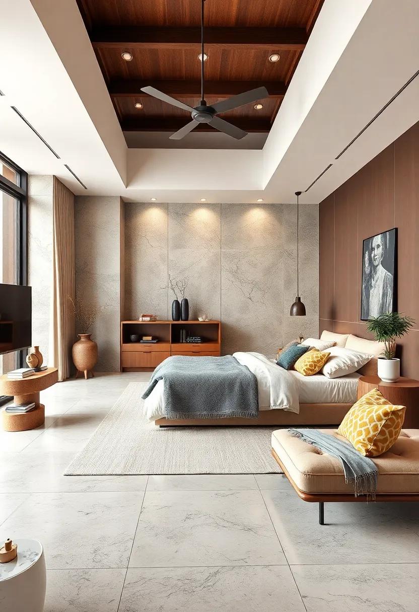 Use multifunctional furniture, like a bed with built-in storage or an ottoman that doubles as a seating area, to maximize your space