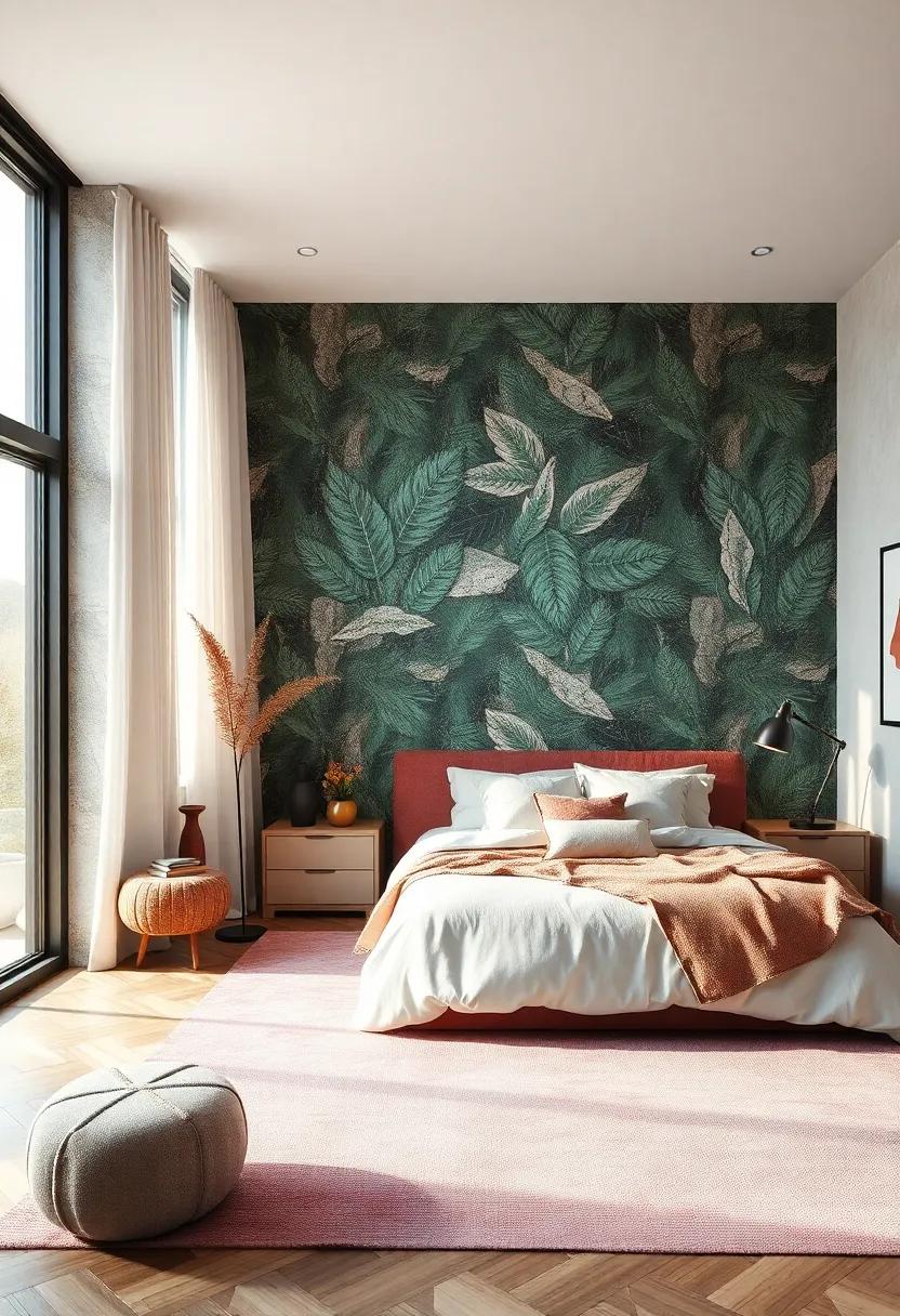 Use statement wallpaper to create an instant focal point that defines your style and adds a layer of personality