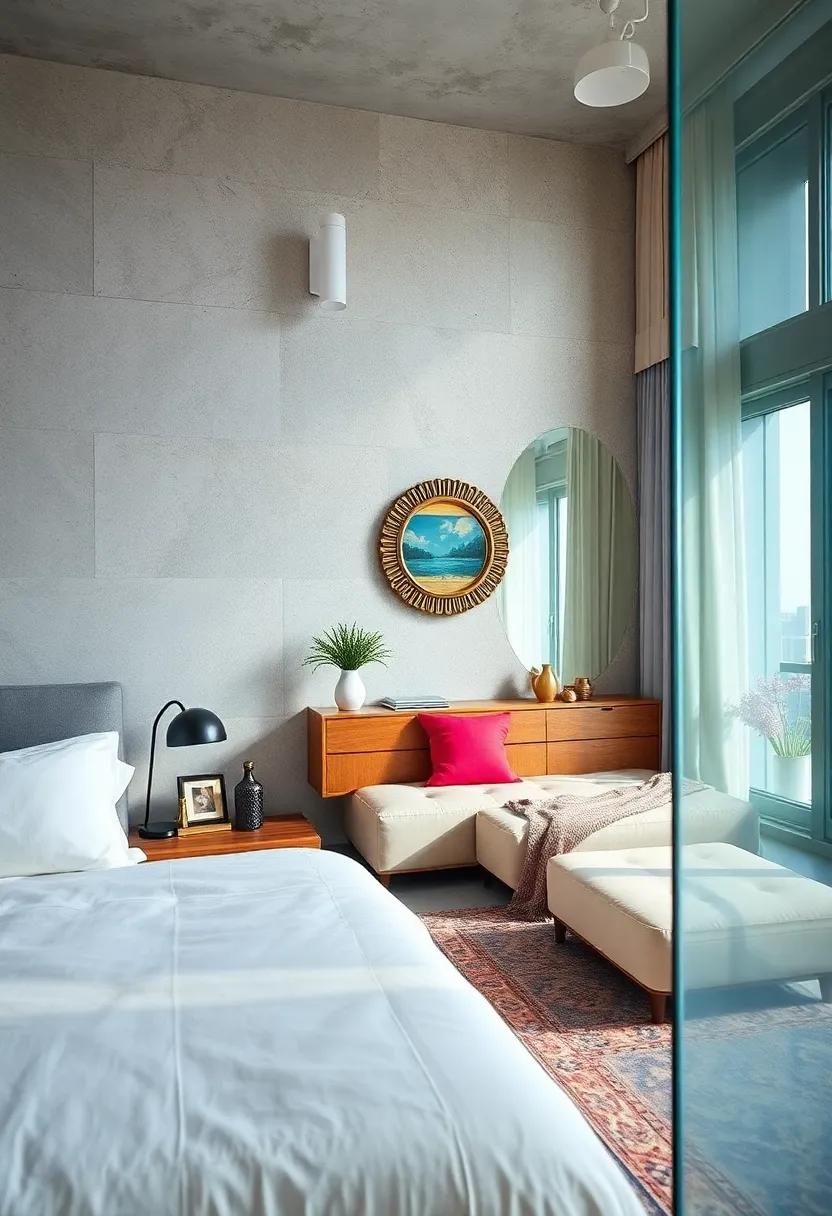 Use mirrors strategically to create the illusion of more space and bounce natural light, enhancing the room's brightness